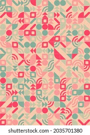 Resumen Patrón geométrico gráfico computacional generativo