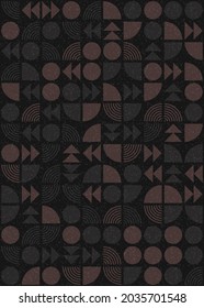 Abstract Geometric Pattern generative computational art illustration