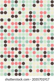 Abstract Geometric Pattern generative computational art illustration