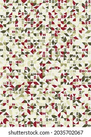 Abstract Geometric Pattern generative computational art illustration