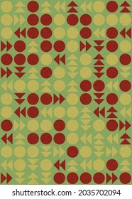 Abstract Geometric Pattern generative computational art illustration