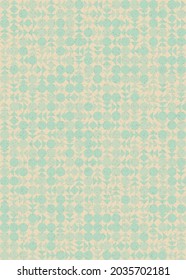 Abstract Geometric Pattern generative computational art illustration