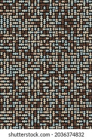 Abstract Geometric Pattern generative computational art illustration