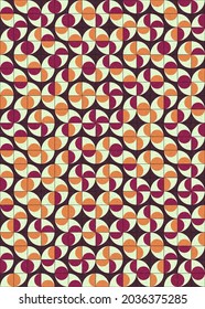Abstract Geometric Pattern generative computational art illustration