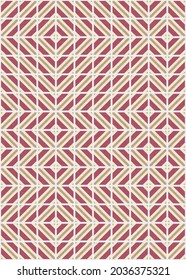 Abstract Geometric Pattern generative computational art illustration