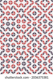 Abstract Geometric Pattern generative computational art illustration