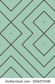 Abstract Geometric Pattern generative computational art illustration