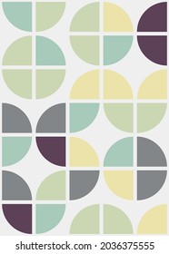 Abstract Geometric Pattern generative computational art illustration