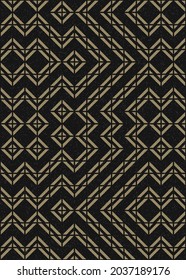 Abstract Geometric Pattern generative computational art illustration