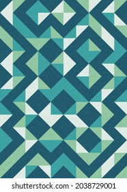 Abstract Geometric Pattern generative computational art illustration