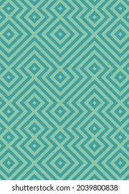 Abstract Geometric Pattern generative computational art illustration