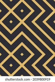 Abstract Geometric Pattern generative computational art illustration