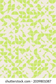 Abstract Geometric Pattern generative computational art illustration
