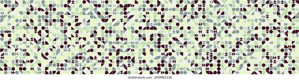 Abstract Geometric Pattern generative computational art illustration