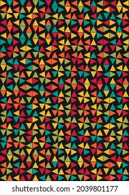 Abstract Geometric Pattern generative computational art illustration