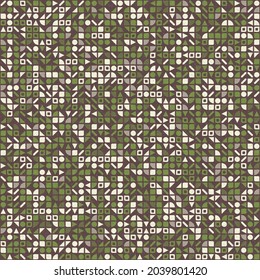 Abstract Geometric Pattern generative computational art illustration