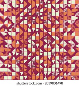 Abstract Geometric Pattern generative computational art illustration