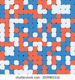 Abstract Geometric Pattern generative computational art illustration