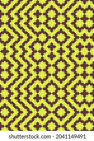 Abstract Geometric Pattern generative computational art illustration