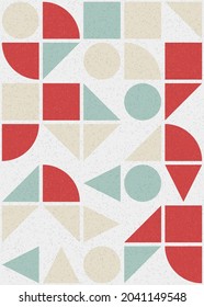 Abstract Geometric Pattern generative computational art illustration