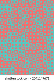 Abstract Geometric Pattern generative computational art illustration