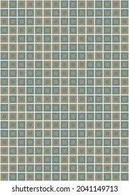 Abstract Geometric Pattern generative computational art illustration