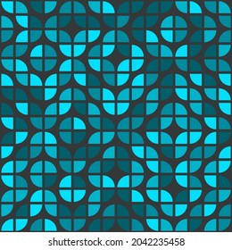 Abstract Geometric Pattern generative computational art illustration