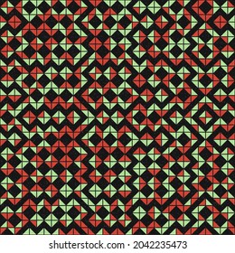 Abstract Geometric Pattern generative computational art illustration