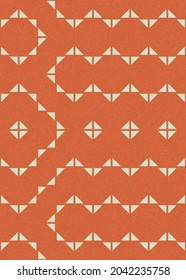 Abstract Geometric Pattern generative computational art illustration