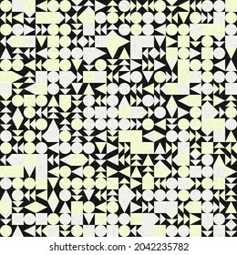 Abstract Geometric Pattern generative computational art illustration