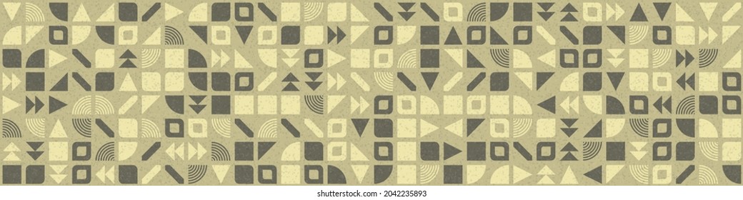Abstract Geometric Pattern generative computational art illustration