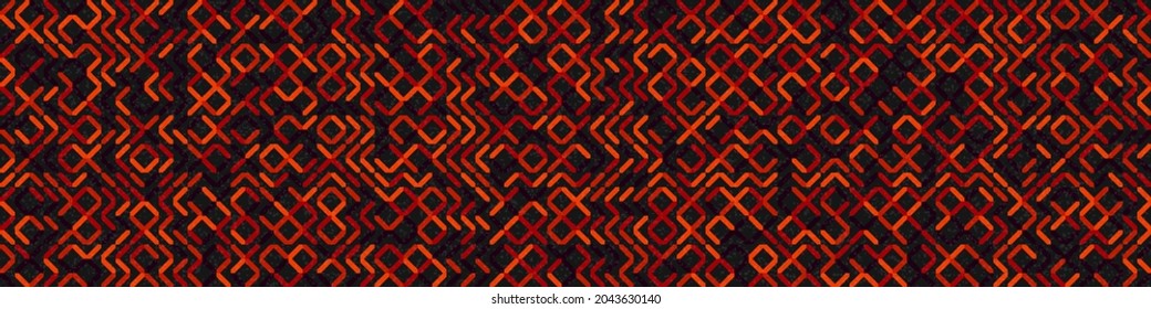 Abstract Geometric Pattern generative computational art illustration