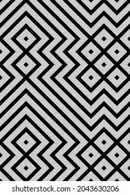 Abstract Geometric Pattern generative computational art illustration