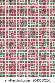 Abstract Geometric Pattern generative computational art illustration