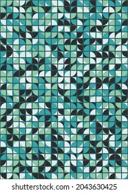 Resumen Patrón geométrico gráfico computacional generativo