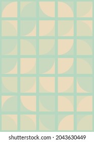 Abstract Geometric Pattern generative computational art illustration