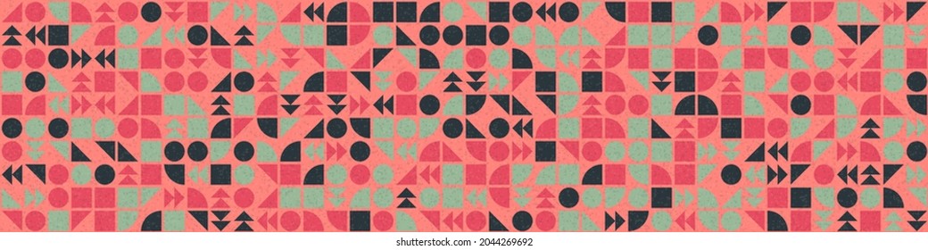 Abstract Geometric Pattern generative computational art illustration
