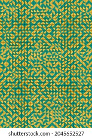 Abstract Geometric Pattern generative computational art illustration