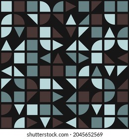 Abstract Geometric Pattern generative computational art illustration