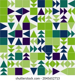 Abstract Geometric Pattern generative computational art illustration