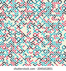 Abstract Geometric Pattern generative computational art illustration