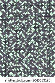 Abstract Geometric Pattern generative computational art illustration