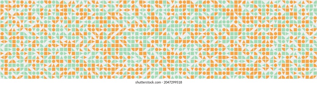 Abstract Geometric Pattern generative computational art illustration