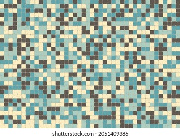 Abstract Geometric Pattern generative computational art illustration