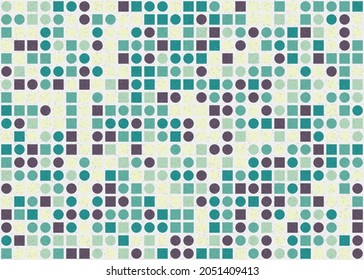 Abstract Geometric Pattern generative computational art illustration