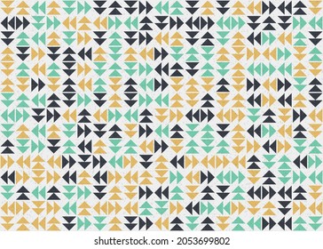 Abstract Geometric Pattern generative computational art illustration