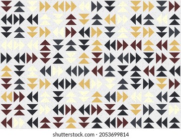 Abstract Geometric Pattern generative computational art illustration