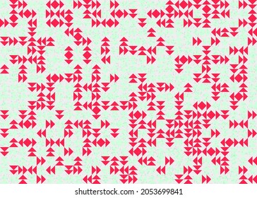 Abstract Geometric Pattern generative computational art illustration