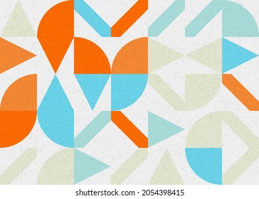 Abstract Geometric Pattern generative computational art illustration