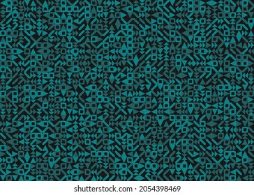 Abstract Geometric Pattern generative computational art illustration